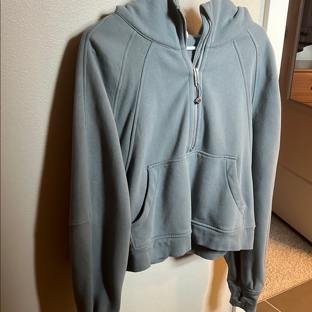 Belgium blue Half-Zip Hoodie